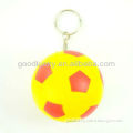 New soccer ball shaped pu key chain/ keyring